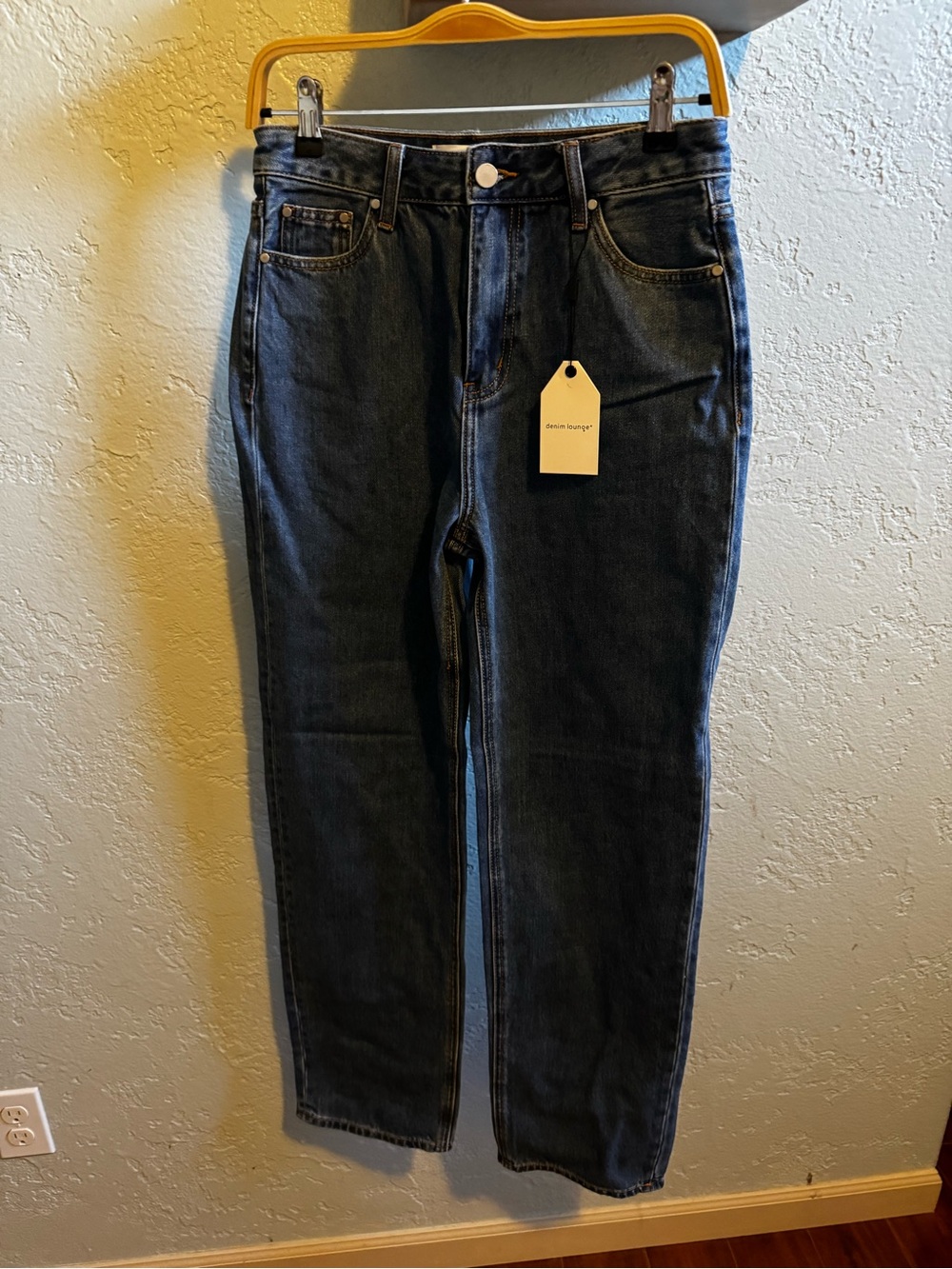 Women’s Dark Blue Denim Jeans - Classic Straight Fit